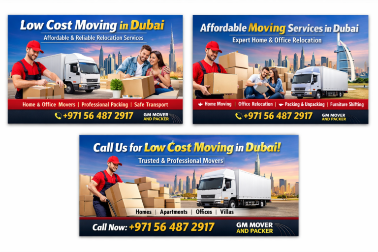 Low Cost Moving in Dubai