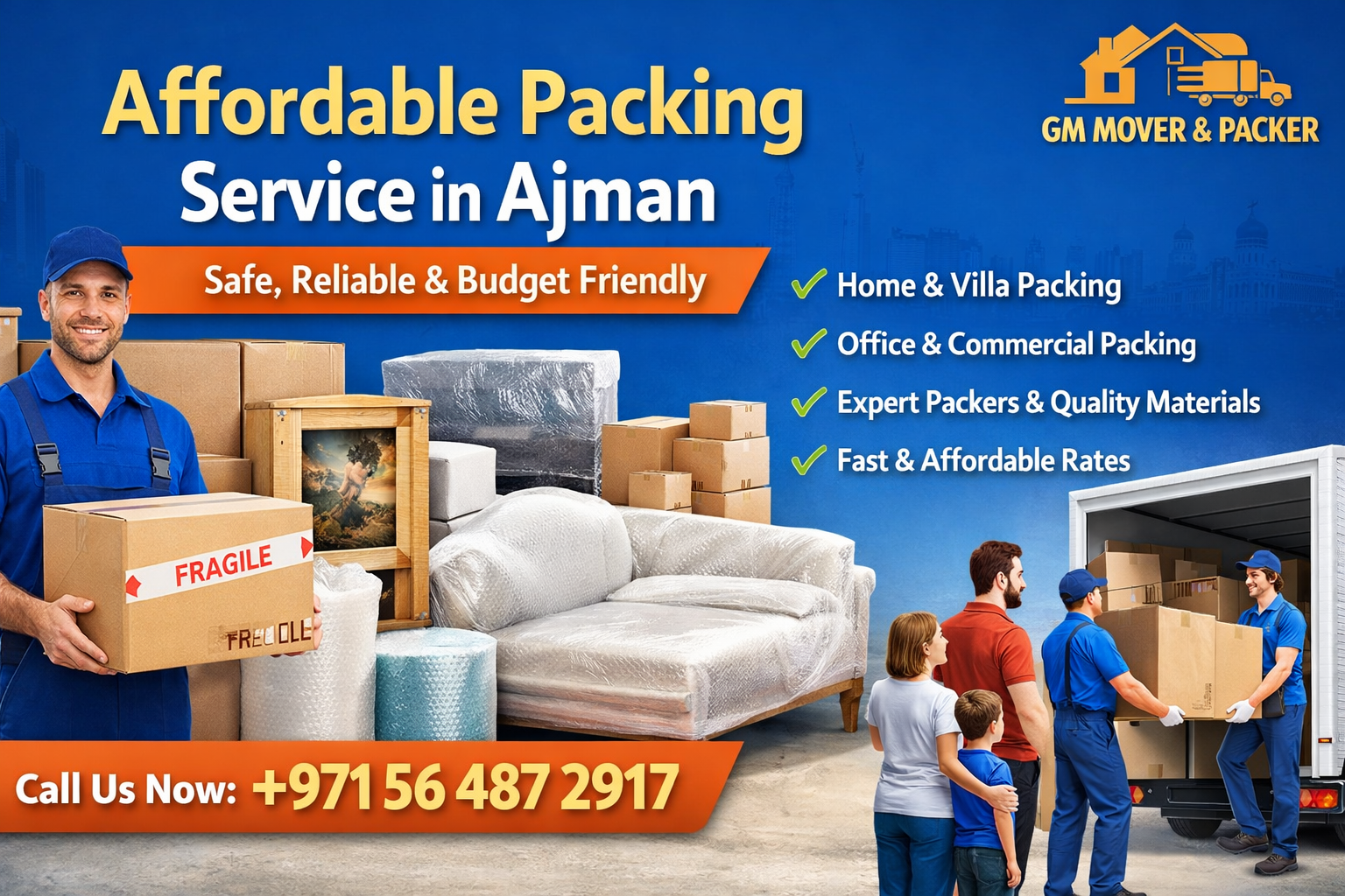 Affordable packing service in Ajman