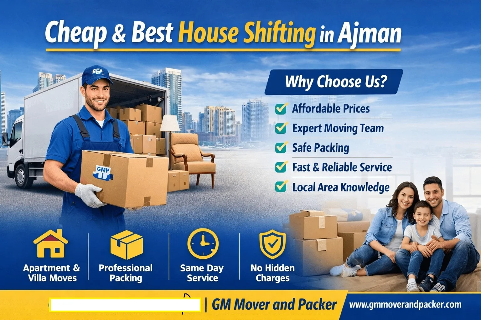 Cheap & Best House Shifting in Ajman