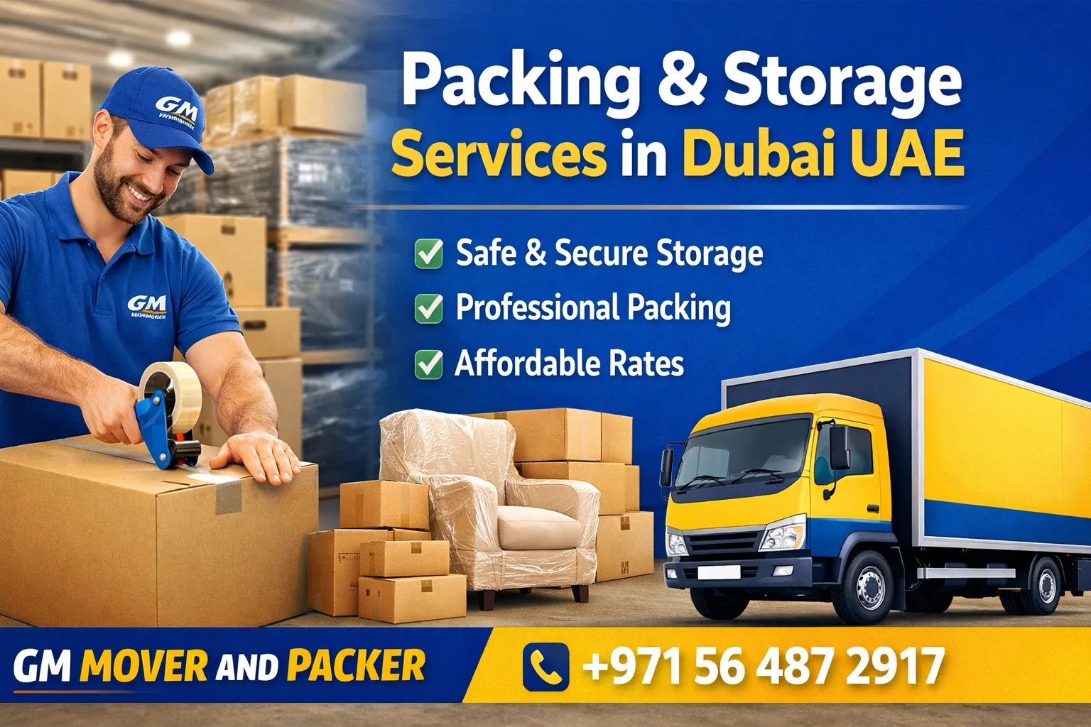 Packing and Storage Services in Dubai UAE